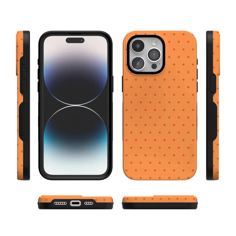 On the Dot | Orange Polka Dot Case