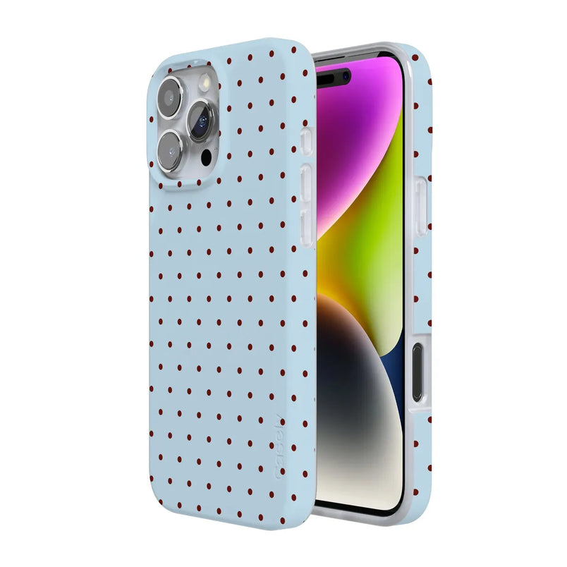 On the Dot | Blue Polka Dot Case