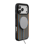 Go New York | Blue & Orange Stripes Case