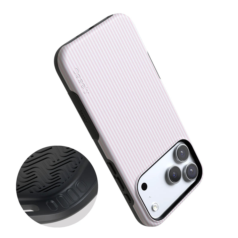 Stripes and the City | Light Pink Pinstripe Case