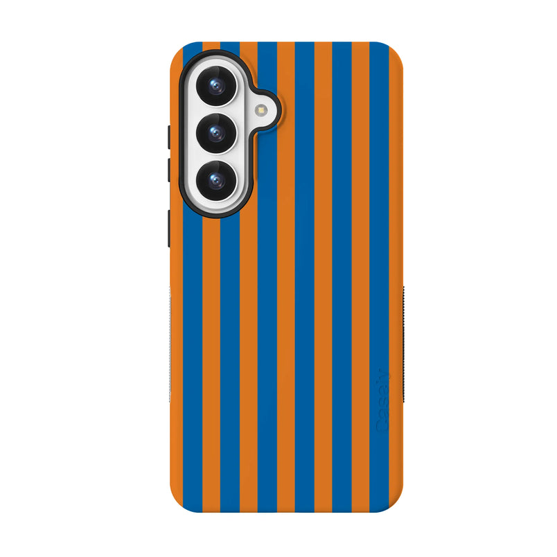 Go New York | Blue & Orange Stripes Case - Galaxy S26 Plus