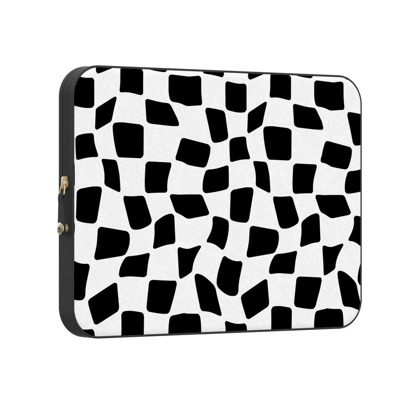 Funky Checkerboard | High Contrast Design Laptop Case