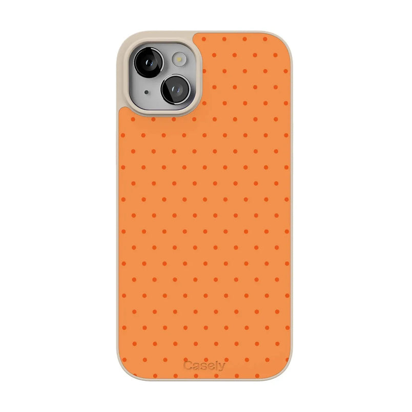 On the Dot | Orange Polka Dot Case