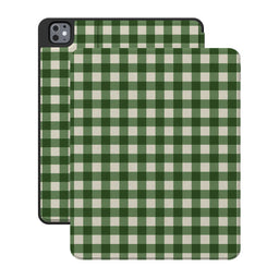 Checked Twice | Green Plaid iPad Case