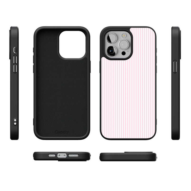 Stripes and the City | Light Pink Pinstripe Case