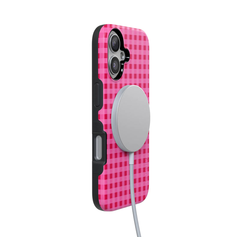 Sweet Jam | Hot Pink Gingham Case