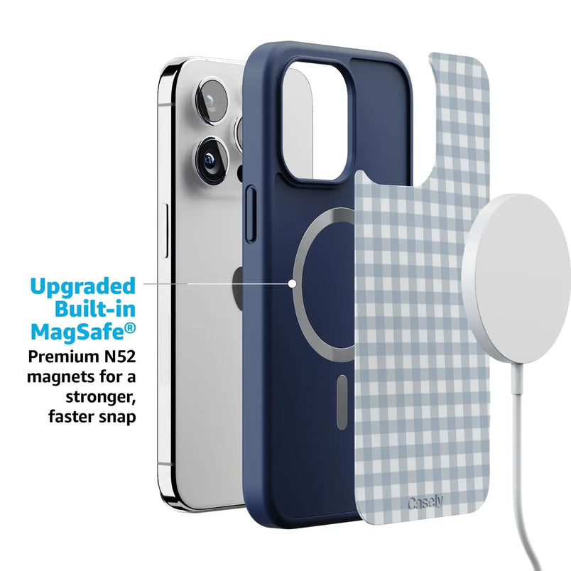 Pastel Picnic | Blue Gingham Case