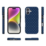 On the Dot | Navy Polka Dot Case