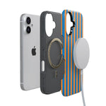 Go New York | Blue & Orange Stripes Case