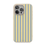 Coastline Stripes | Blue & Yellow Case - iPhone 13 Pro