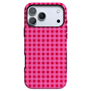 Hot Pink Gingham Case