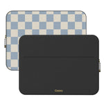 Fit Check | Light Blue Checkerboard Laptop Case