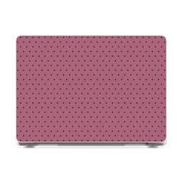 On the Dot | Dusty Rose Polka Dot Laptop Shell