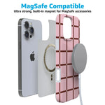 Uptown Gridlock | Pink Checkerboard Case