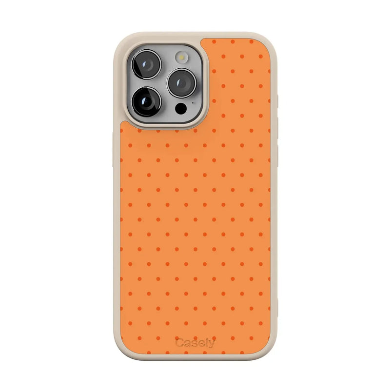 On the Dot | Orange Polka Dot Case