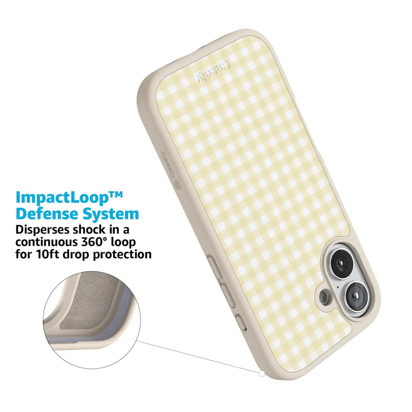 Pastel Picnic | Yellow Gingham Case