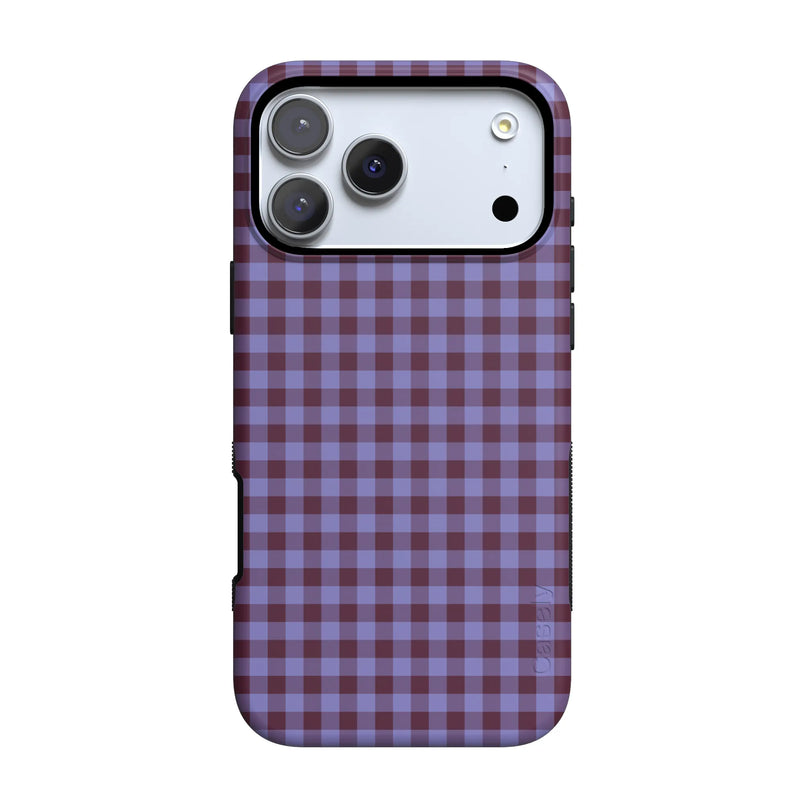 Sweet Jam | Purple Gingham Case - iPhone 17 Pro