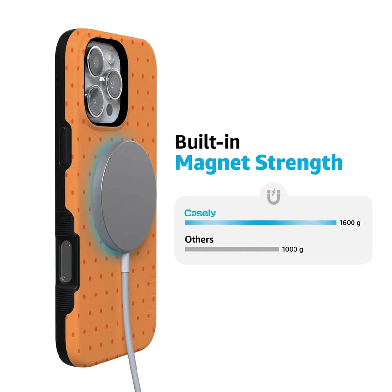 On the Dot | Orange Polka Dot Case