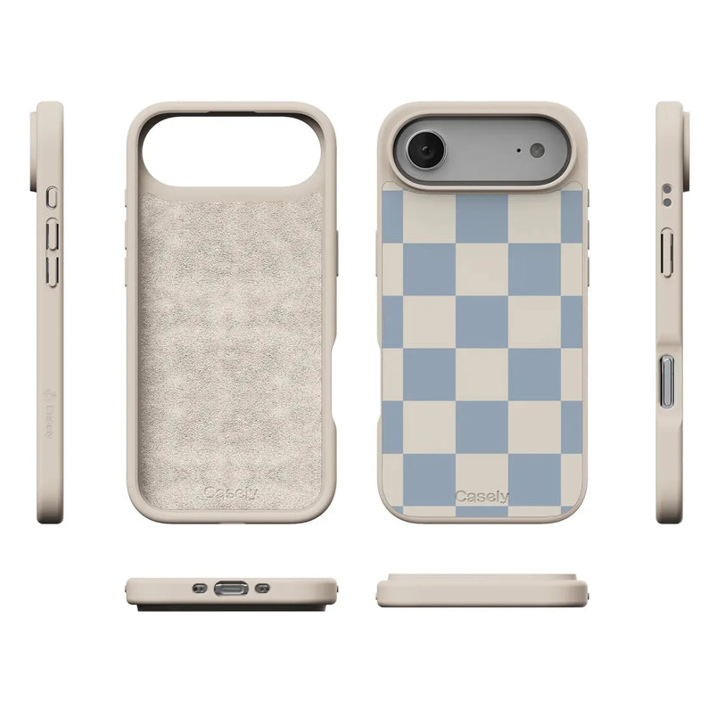 Fit Check | Light Blue Checkerboard Case