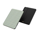 Pastel Picnic | Blue & Green Gingham iPad Case
