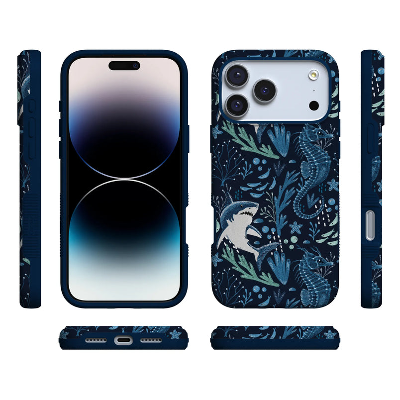 Midnight Reef | Shark Print Case