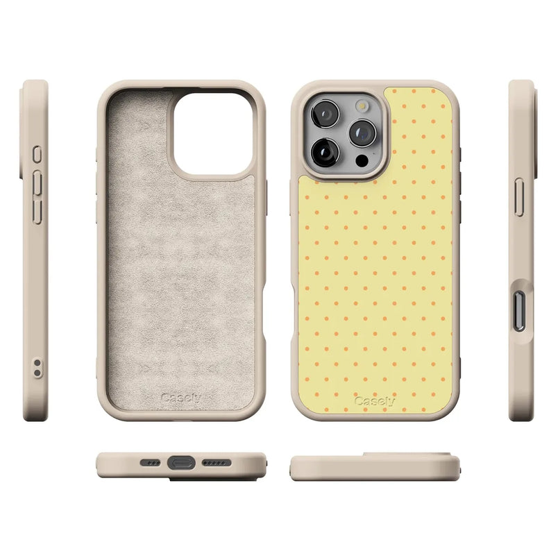 On the Dot | Yellow Polka Dot Case