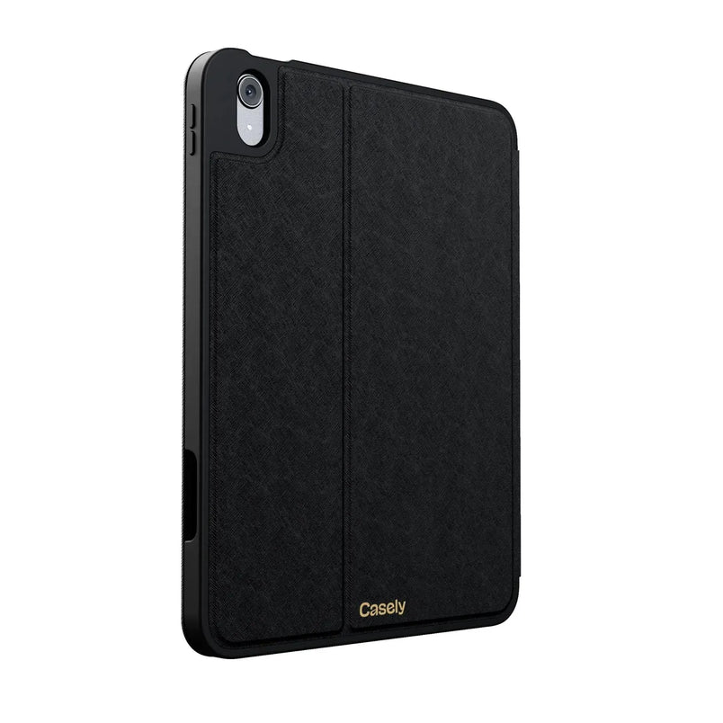 On the Dot | Black Polka Dot iPad Case