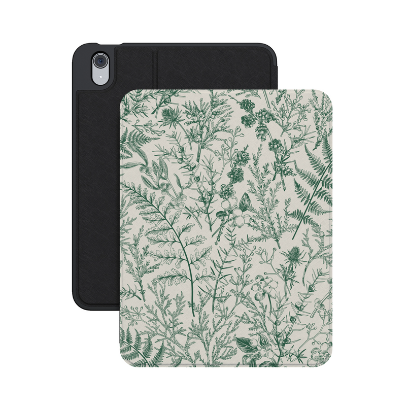 Sage Garden | Green Floral iPad Case