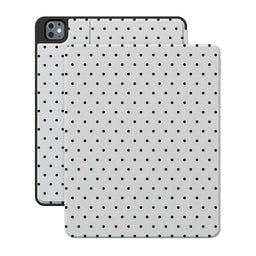 On the Dot | Black Polka Dot iPad Case