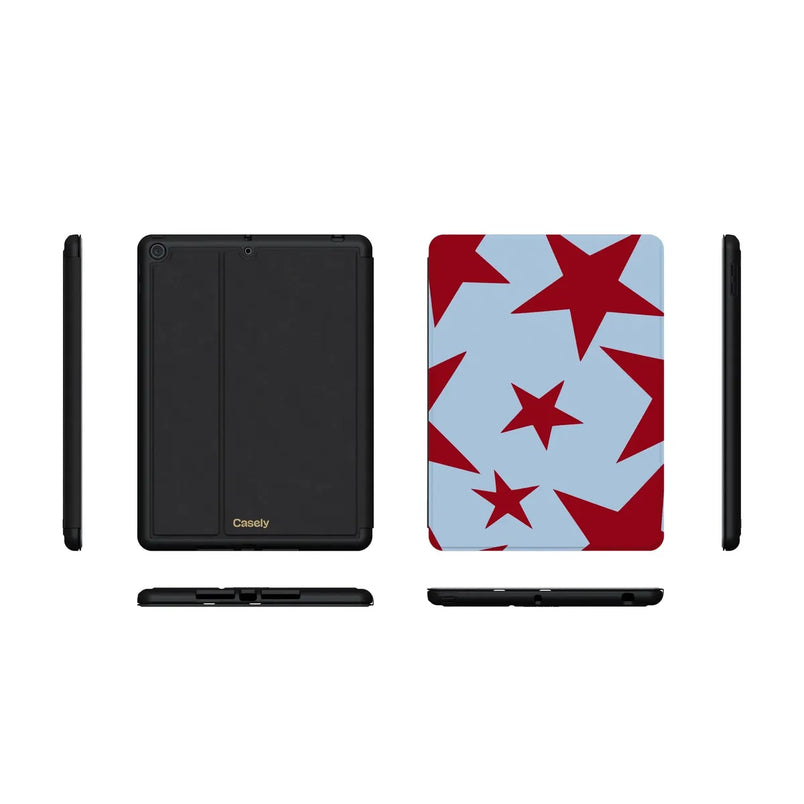Stars Align | Blue & Red Stars iPad Case