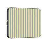 Coastline Stripes | Blue & Yellow Laptop Case