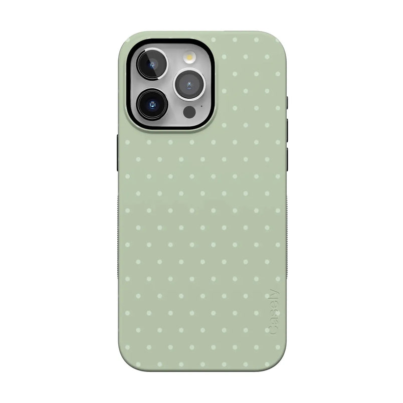 On the Dot | Green Polka Dot Case