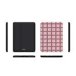 Uptown Gridlock | Pink Checkerboard iPad Case