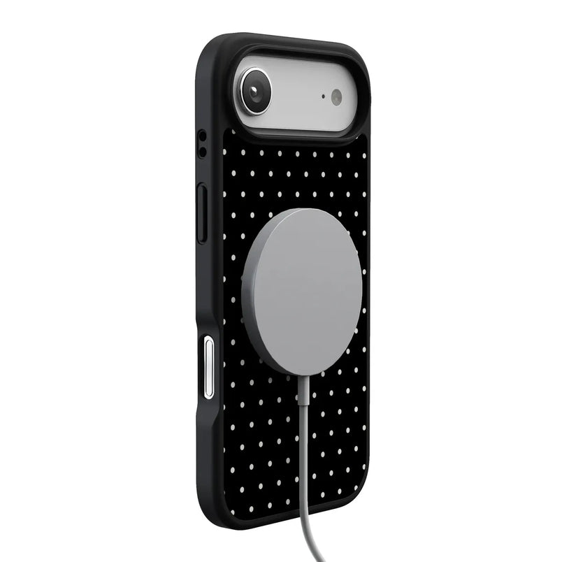 On the Dot | Black Polka Dot Case