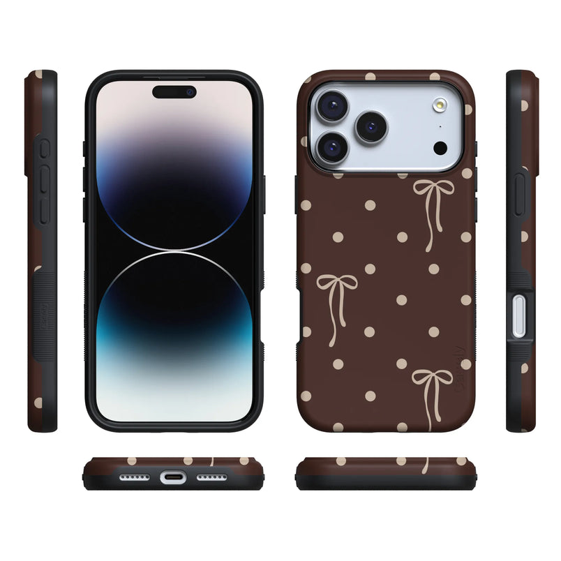 teddy-bows-brown-polka-dot-case B-333QQ-MS