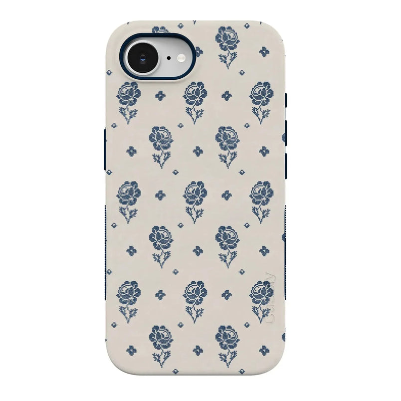 Seaside Stitch | Vintage Roses Case - iPhone 16e