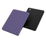 Perfect Stripes | Purple & Blue Stripes iPad Case