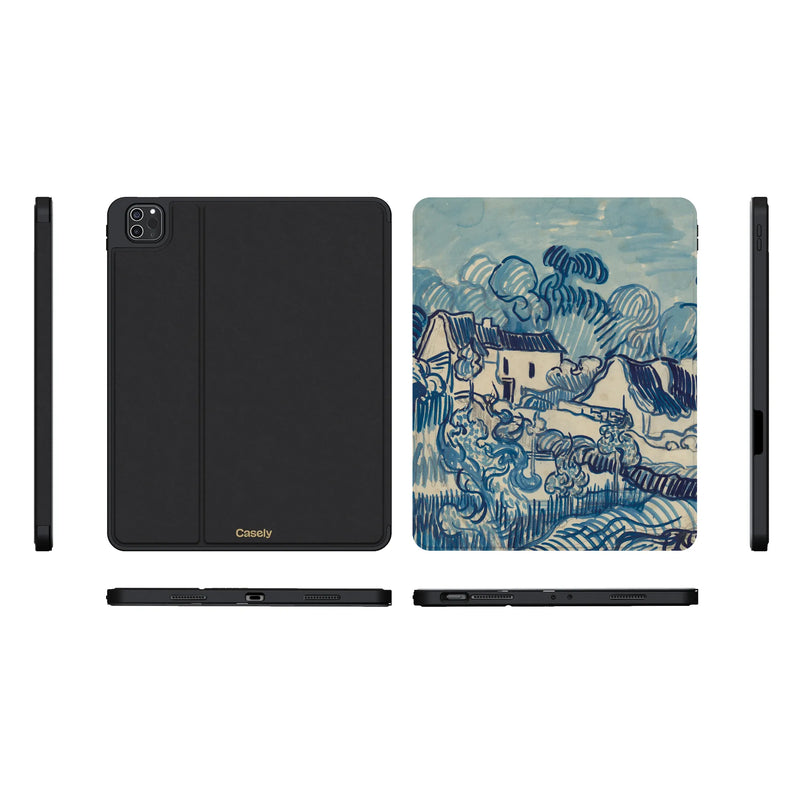 Van Gogh | Landscape With Houses iPad Case