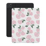 Nantucket Cottage | Pink Hydrangea iPad Case - iPad Pro 12.9" (M2, 2022)
