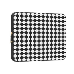 Salem's Hex | Black & White Checkered Laptop Case