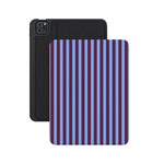 Perfect Stripes | Purple & Blue Stripes iPad Case - iPad Pro 11" (M4, 2024)