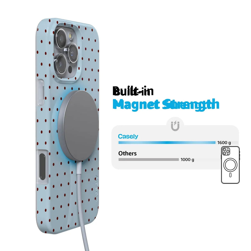 On the Dot | Blue Polka Dot Case