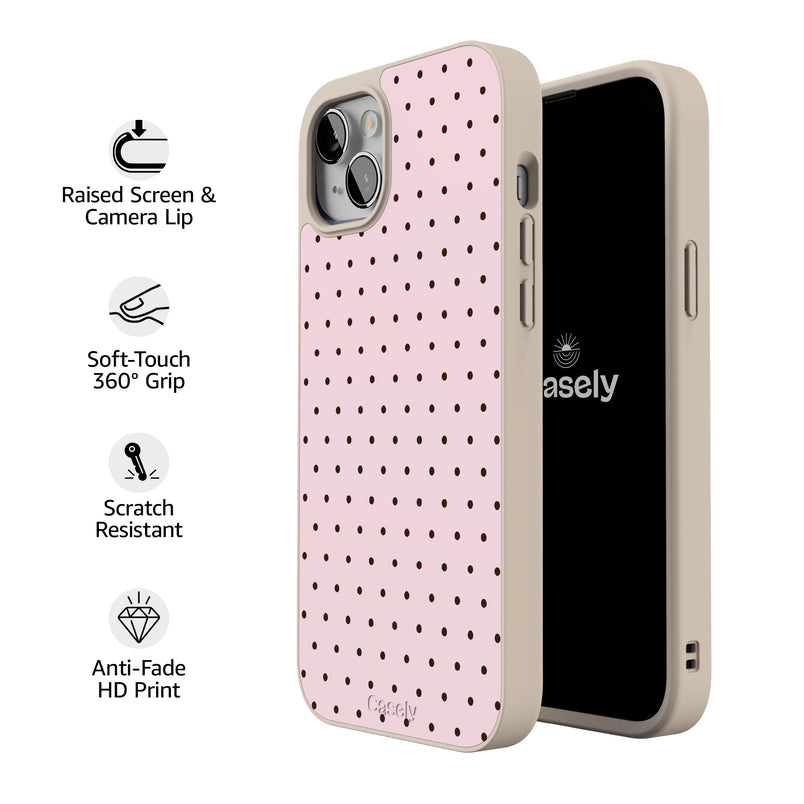 On the Dot | Pink Polka Dot Case