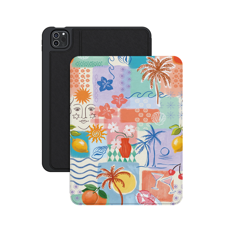 Tropical Heat | Beachy Collage iPad Case