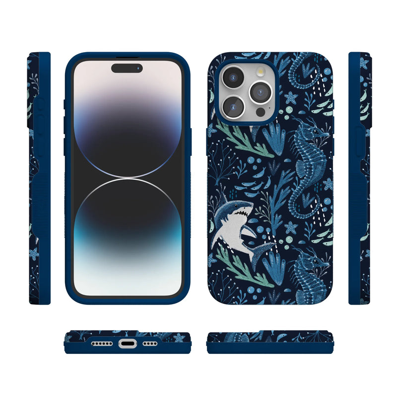 Midnight Reef | Shark Print Case