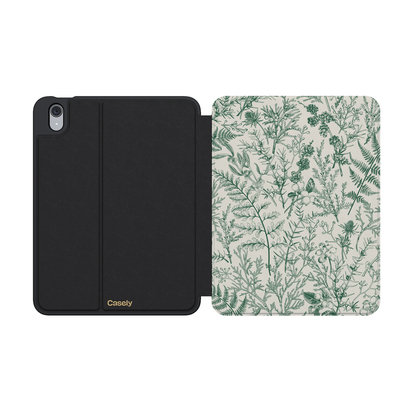 Sage Garden | Green Floral iPad Case