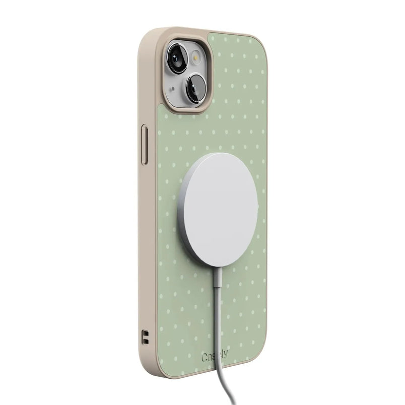 On the Dot | Green Polka Dot Case