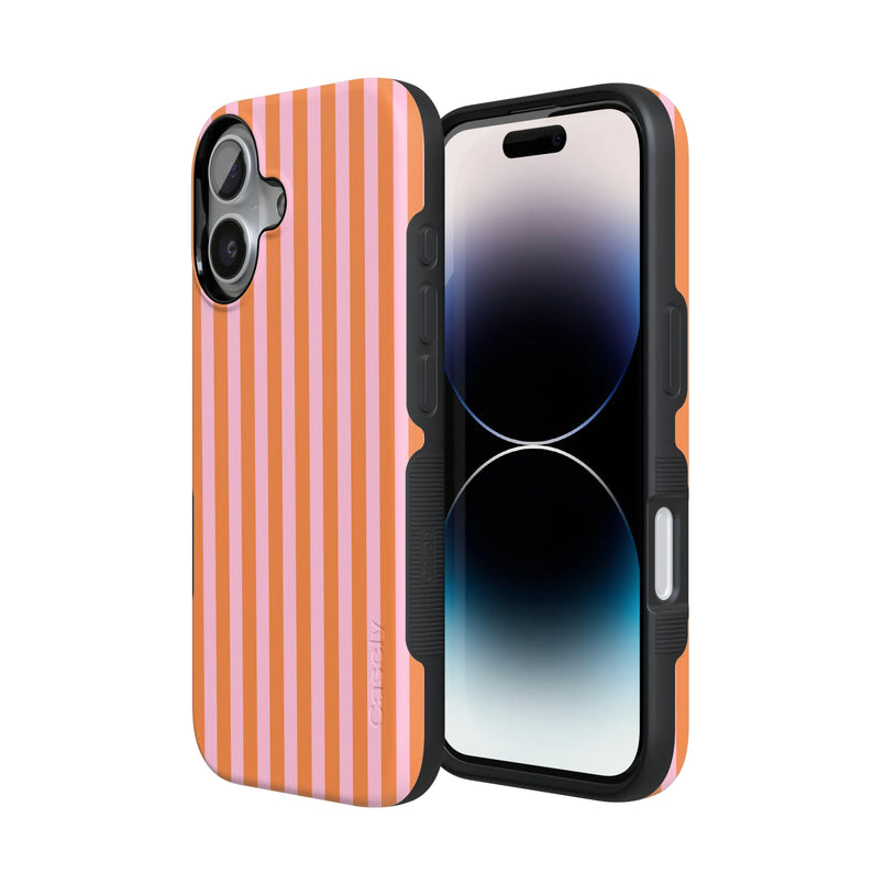 Perfect Stripes | Orange & Pink Stripes Case
