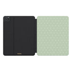 On the Dot | Green Polka Dot iPad Case