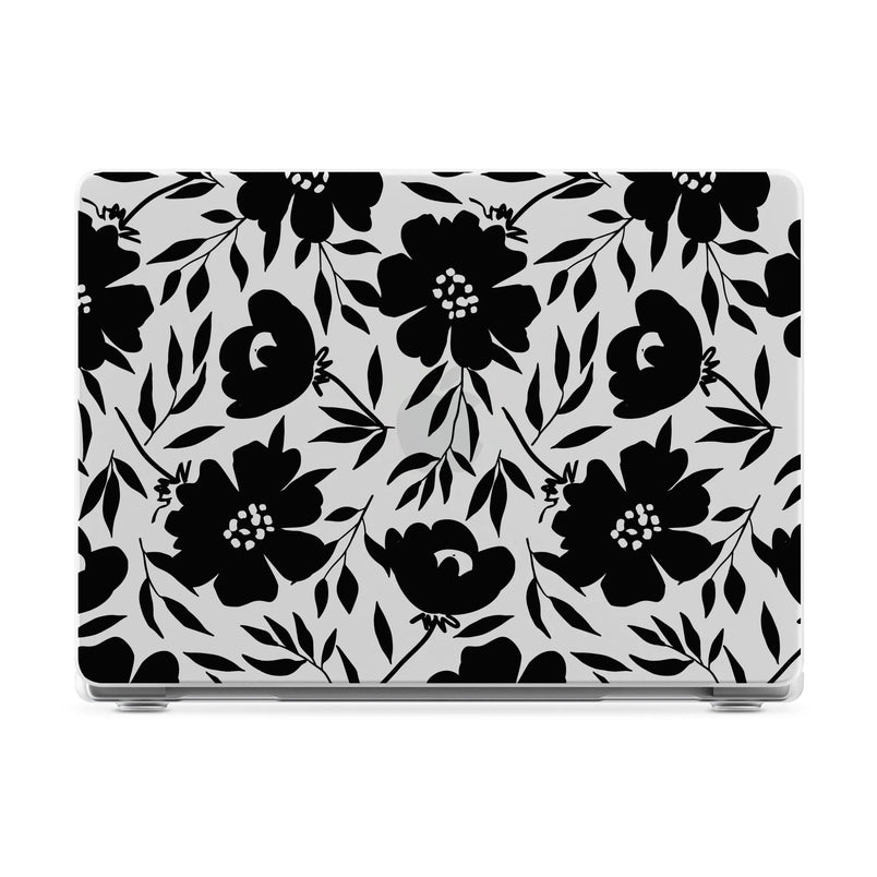 Dark Fantasy | Contrast Floral Laptop Shell - 16" MacBook Pro